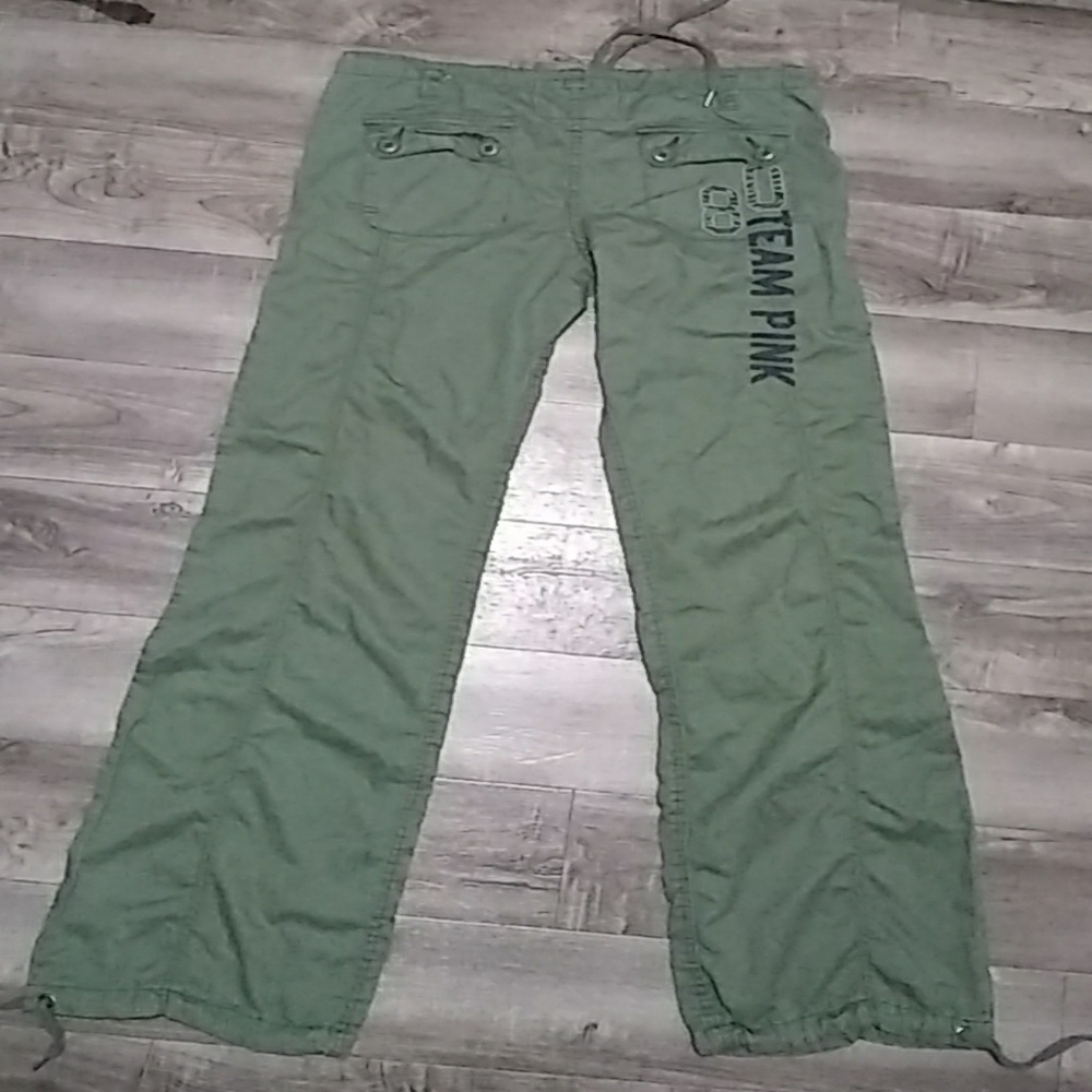 Victoria's secret Army green drawstring pants